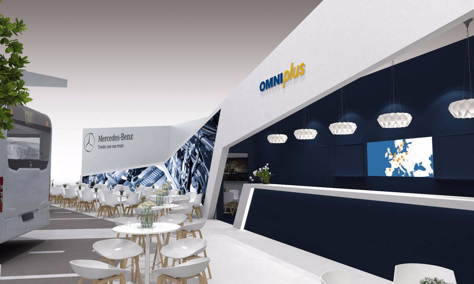 stand expo Mercedes Benz